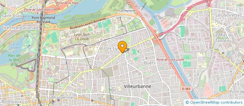 localisation de l'entreprise MONSIEUR CLEMENT BULLIARD  VILLEURBANNE