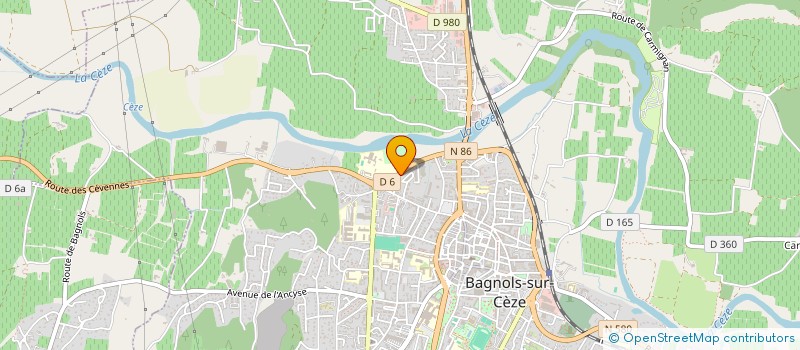 localisation de l'entreprise MONSIEUR CLEMENT BURILLO  BAGNOLS-SUR-CEZE