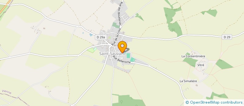 localisation de l'entreprise MONSIEUR CLEMENT CAGNIARD  SAINT-SAUVANT