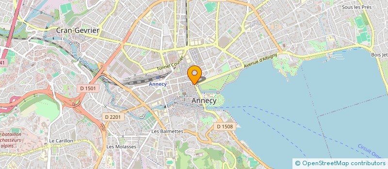 localisation de l'entreprise MONSIEUR CLEMENT CAILLAT  ANNECY