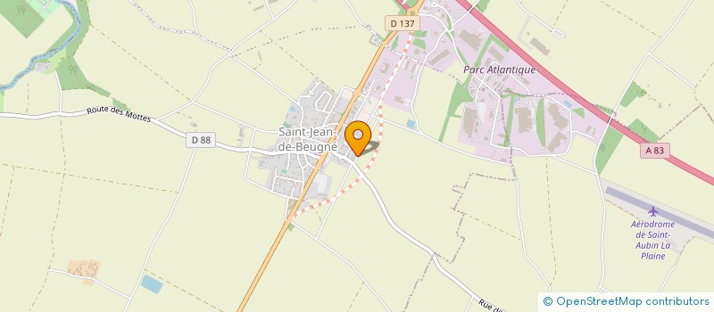 localisation de l'entreprise MONSIEUR CLEMENT CAILLAUD  SAINT-JEAN-D'HERMINE