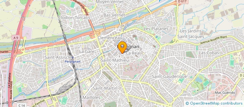 localisation de l'entreprise MONSIEUR CLEMENT CAILLET  PERPIGNAN