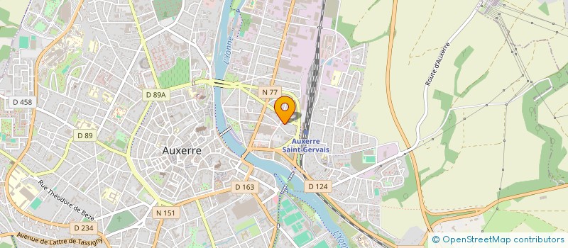 localisation de l'entreprise MONSIEUR CLEMENT CALMUS à AUXERRE