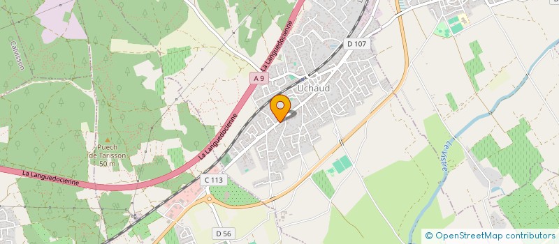 localisation de l'entreprise MONSIEUR CLEMENT CALVO  UCHAUD