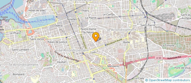 localisation de l'entreprise MONSIEUR CLEMENT CAMIER à MARSEILLE