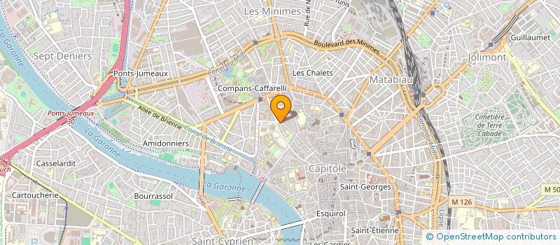 localisation de l'entreprise MONSIEUR CLEMENT CAMOU  TOULOUSE