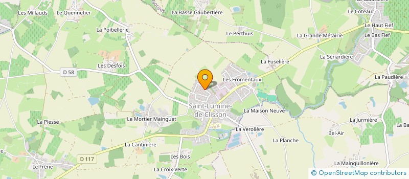 localisation de l'entreprise MONSIEUR CLEMENT CAMPFORT  SAINT-LUMINE-DE-CLISSON