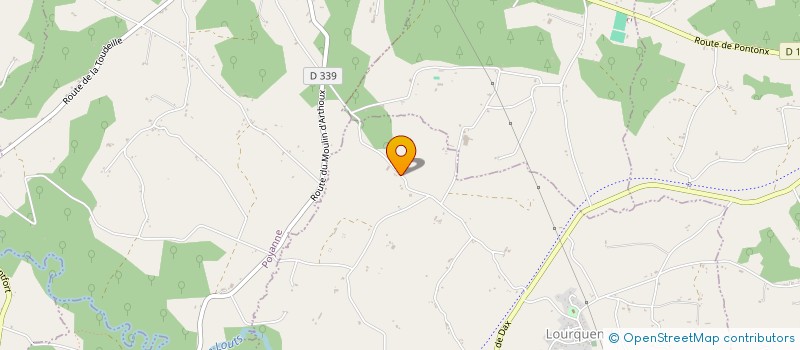 localisation de l'entreprise MONSIEUR CLEMENT CANGUILHEM  LOURQUEN