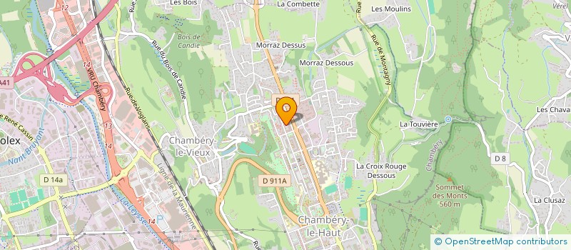 localisation de l'entreprise MONSIEUR CLEMENT CAPELLI  CHAMBERY