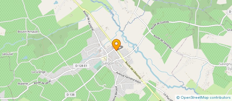 localisation de l'entreprise MONSIEUR CLEMENT CAPRON  GALGON