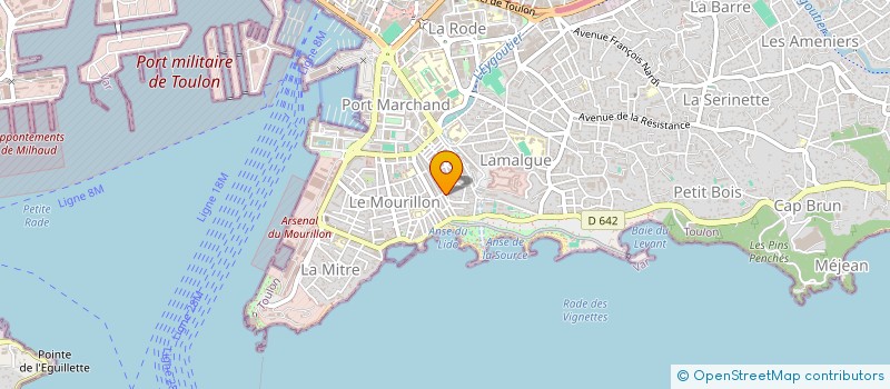 localisation de l'entreprise MONSIEUR CLEMENT CARABY  TOULON