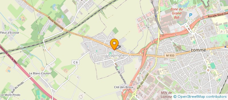 localisation de l'entreprise MONSIEUR CLEMENT CAREME  CAPINGHEM