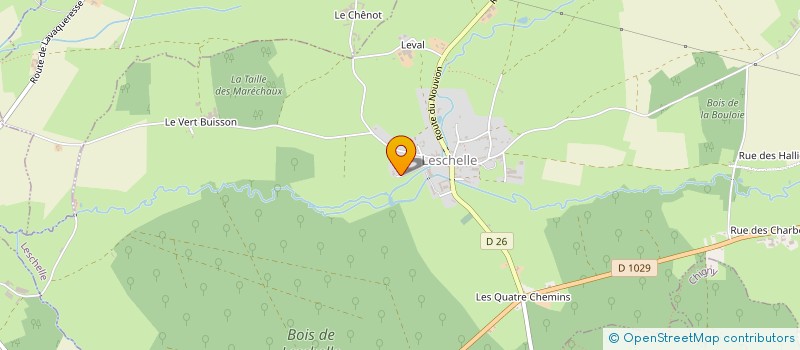 localisation de l'entreprise MONSIEUR CLEMENT CARLIER  LESCHELLE