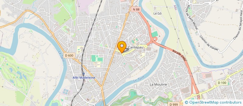 localisation de l'entreprise MONSIEUR CLEMENT CARRARO  ALBI