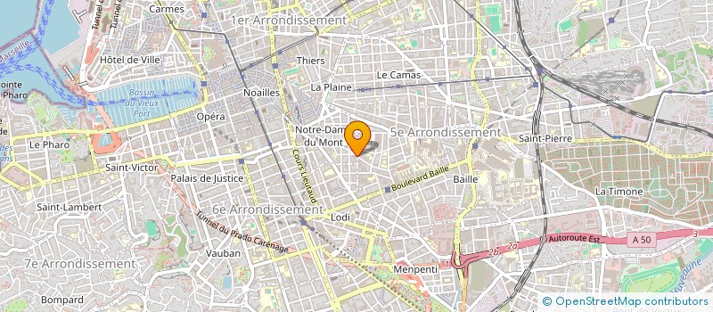 localisation de l'entreprise MONSIEUR CLEMENT CASAZZA  MARSEILLE 6EME