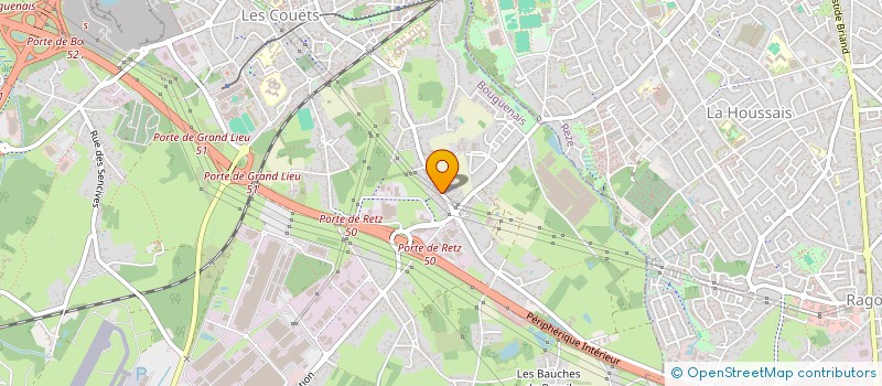 localisation de l'entreprise MONSIEUR CLEMENT CASTAGNA  BOUGUENAIS