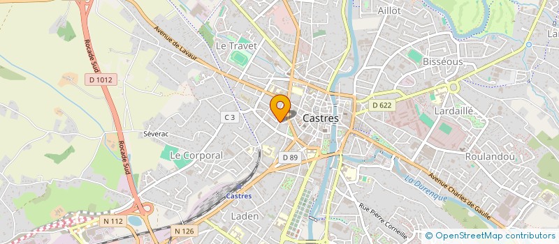 localisation de l'entreprise MONSIEUR CLEMENT CASTAY  CASTRES