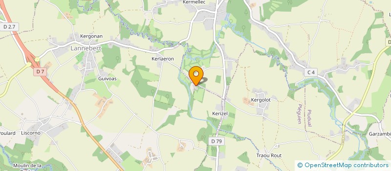 localisation de l'entreprise MONSIEUR CLEMENT CATROUX  LANNEBERT