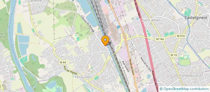 localisation de l'entreprise MONSIEUR CLEMENT CAUBE  FENOUILLET