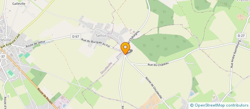 localisation de l'entreprise MONSIEUR CLEMENT CAUCHOIS  ETALLEVILLE