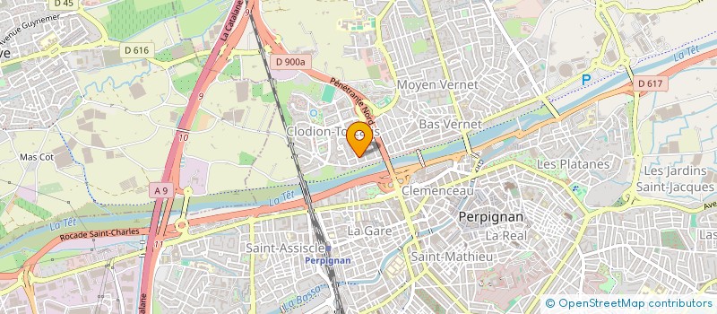 localisation de l'entreprise MONSIEUR CLEMENT CAVAILLE  PERPIGNAN