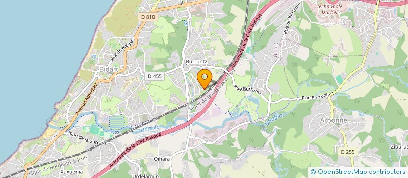 localisation de l'entreprise MONSIEUR CLEMENT CAYREY à BIDART