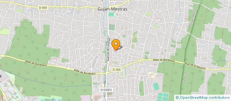 localisation de l'entreprise MONSIEUR CLEMENT CAZENAVE  GUJAN-MESTRAS