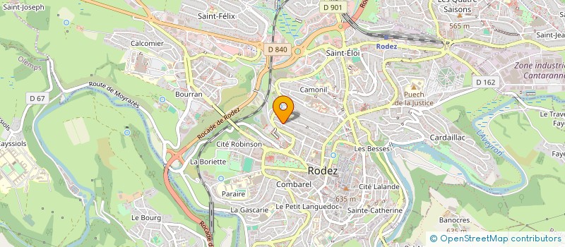 localisation de l'entreprise MONSIEUR CLEMENT CERLES  RODEZ