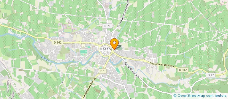 localisation de l'entreprise MONSIEUR CLEMENT CEZANNE  MAZAN
