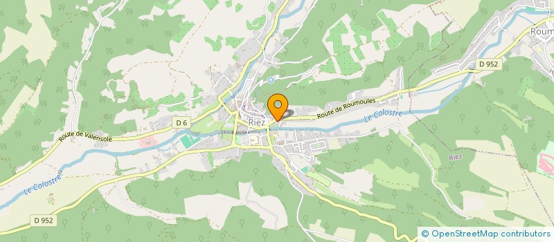 localisation de l'entreprise MONSIEUR CLEMENT CHABAUD  RIEZ