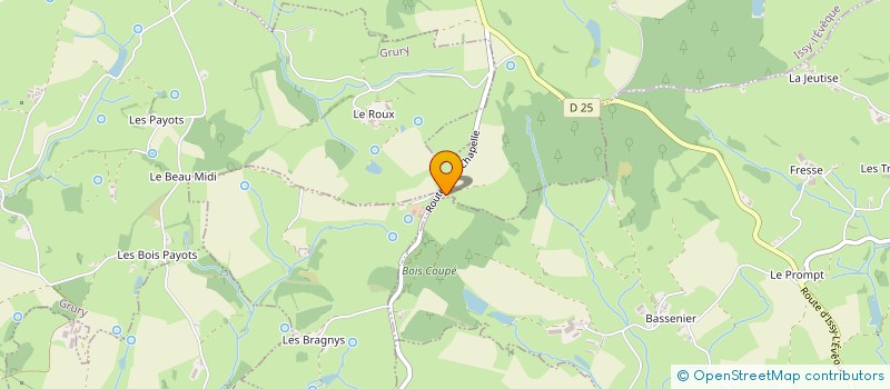 localisation de l'entreprise MONSIEUR CLEMENT CHAFFANGE  ISSY-L'EVEQUE