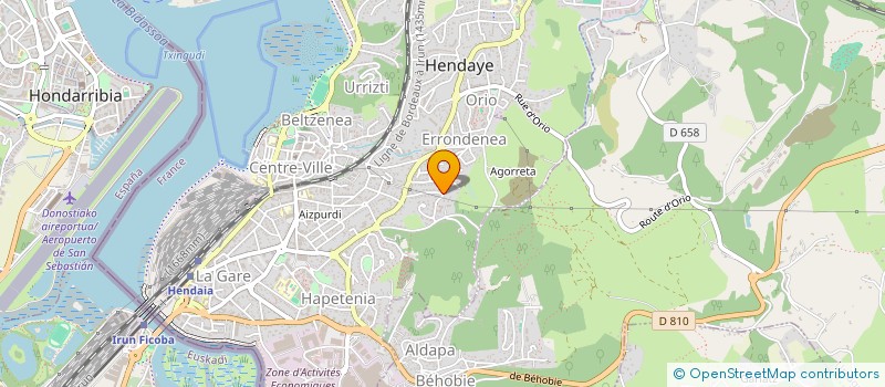 localisation de l'entreprise MONSIEUR CLEMENT CHAMBEL à HENDAYE