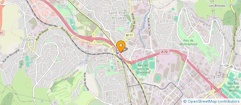 localisation de l'entreprise MONSIEUR CLEMENT CHAOUAT  SAINT-PRIEST-EN-JAREZ