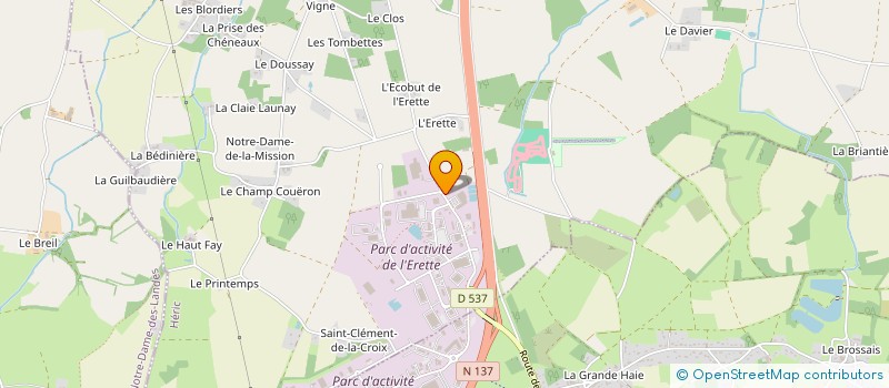 localisation de l'entreprise MONSIEUR CLEMENT CHAPELET  HERIC