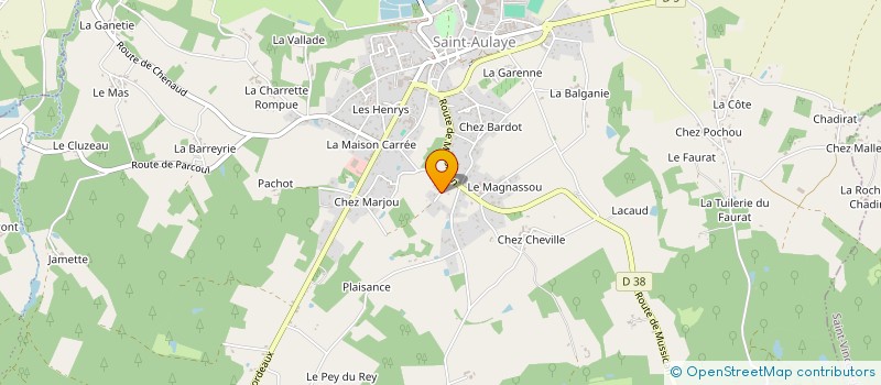 localisation de l'entreprise MONSIEUR CLEMENT CHAPELOT  SAINT PRIVAT EN PERIGORD