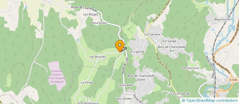 localisation de l'entreprise MONSIEUR CLEMENT CHAPLAIN  LA CHAPELLE-GONAGUET