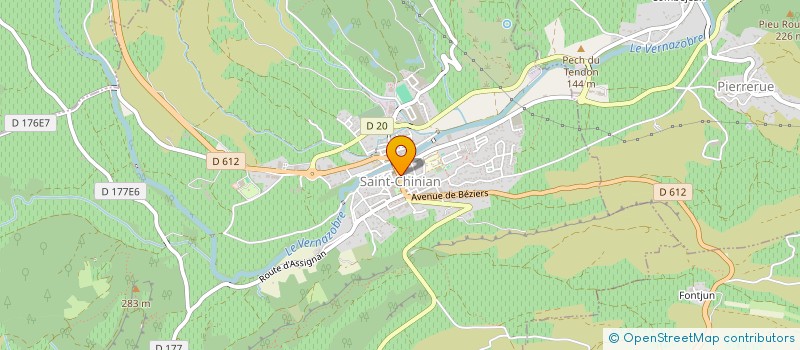 localisation de l'entreprise MONSIEUR CLEMENT CHAPPERT  CESSENON-SUR-ORB