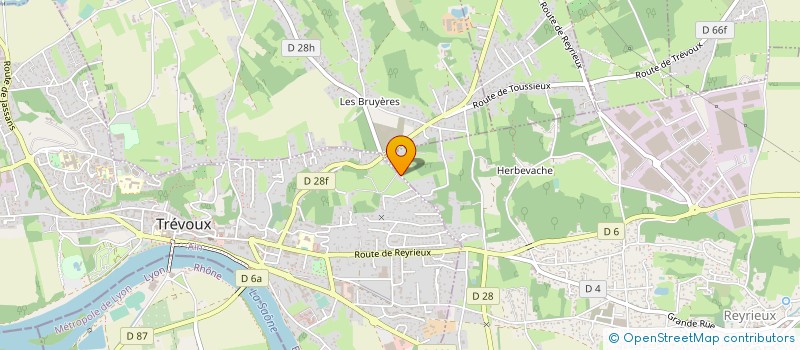 localisation de l'entreprise MONSIEUR CLEMENT CHAPPUIS à TREVOUX