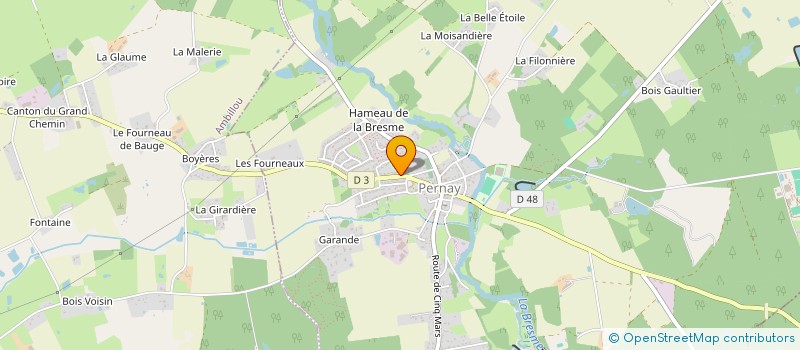 localisation de l'entreprise MONSIEUR CLEMENT CHARBONNEAU  PERNAY