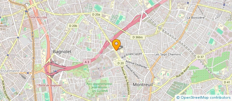 localisation de l'entreprise MONSIEUR CLEMENT CHAREYRE à MONTREUIL