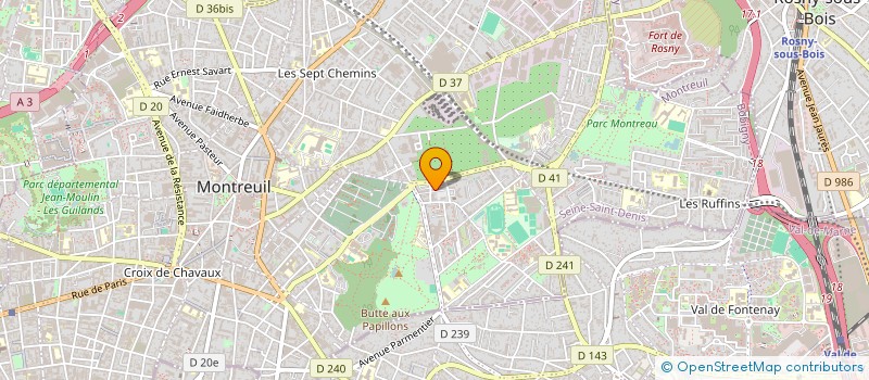 localisation de l'entreprise MONSIEUR CLEMENT CHARLEUX à MONTREUIL