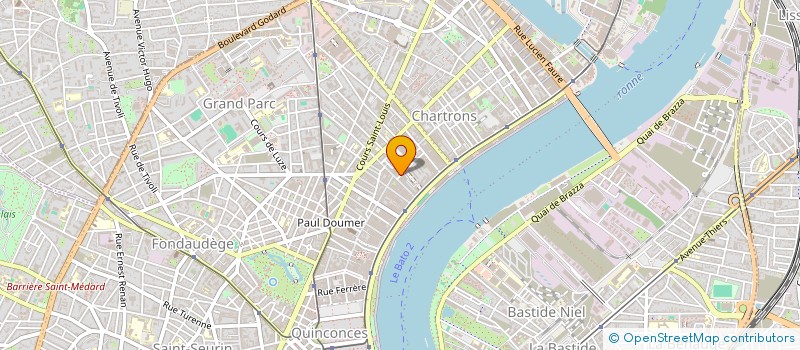 localisation de l'entreprise MONSIEUR CLEMENT CHATAIN  BORDEAUX