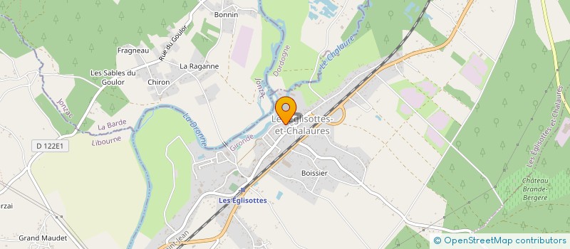 localisation de l'entreprise MONSIEUR CLEMENT CHATAIN  SAINT-CHRISTOPHE-DE-DOUBLE