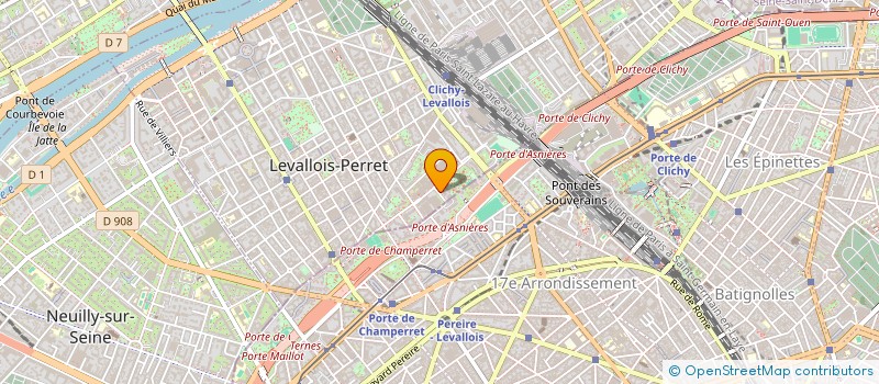 localisation de l'entreprise MONSIEUR CLEMENT CHATEAU à LEVALLOIS-PERRET