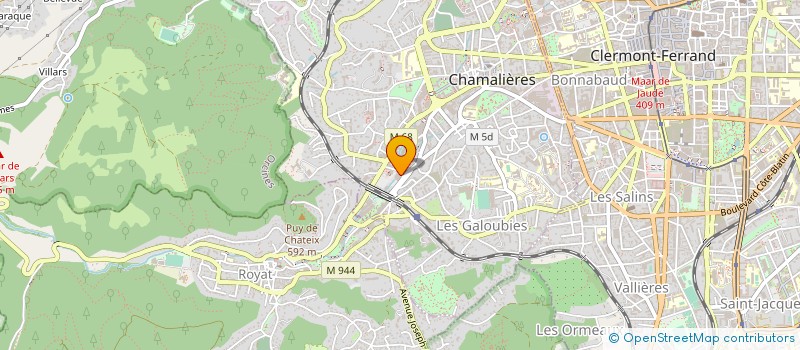 localisation de l'entreprise MONSIEUR CLEMENT CHEFDEVILLE à CHAMALIERES