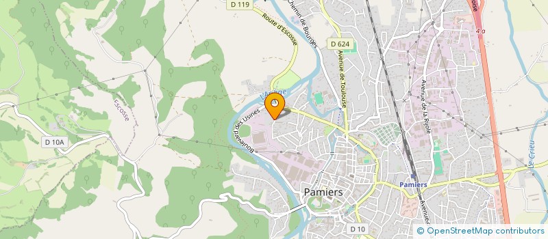 localisation de l'entreprise MONSIEUR CLEMENT CHEVALIER à PAMIERS