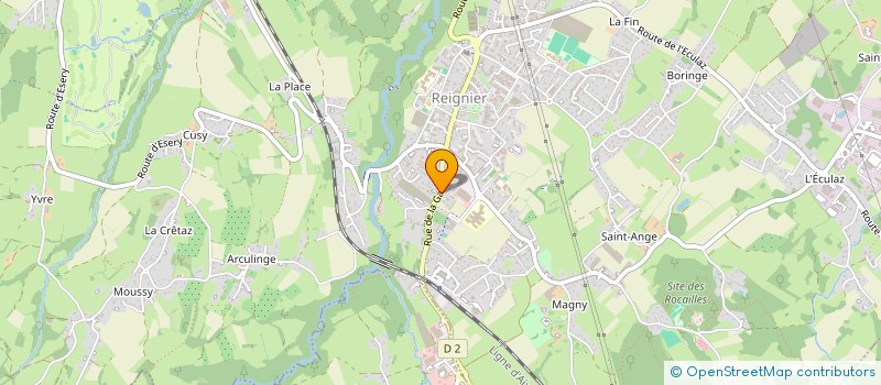 localisation de l'entreprise MONSIEUR CLEMENT CHEVALIER  REIGNIER-ESERY