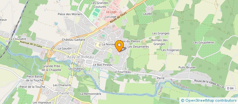 localisation de l'entreprise MONSIEUR CLEMENT CHEVALLIER  AZAY-LE-RIDEAU