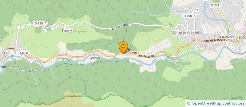 localisation de l'entreprise MONSIEUR CLEMENT CHIBAUDEL  MOLIERES-CAVAILLAC