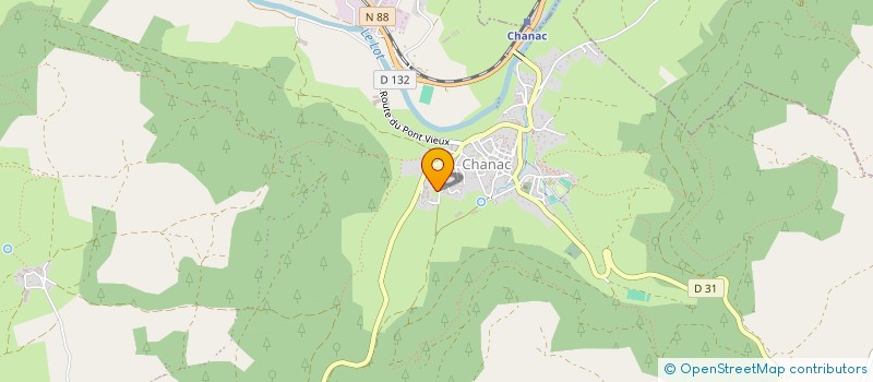 localisation de l'entreprise MONSIEUR CLEMENT CHIMOT  CHANAC